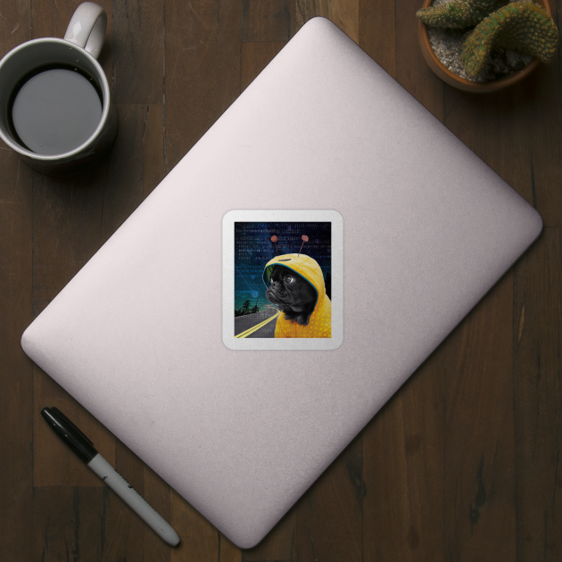 Space Pug by Madebykale